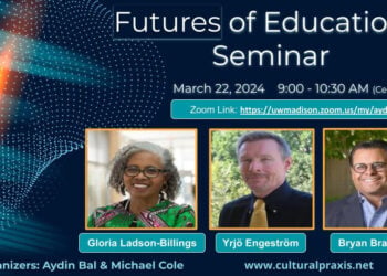 Futures of Education Seminar with Gloria Ladson-Billings, Yrjö Engeström & Bryan Brayboy
